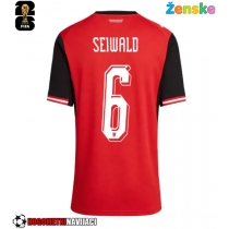 Ženske Nogometnih dresov Avstrija Nicolas Seiwald #6 Domači SP 2026 Kratki rokavi